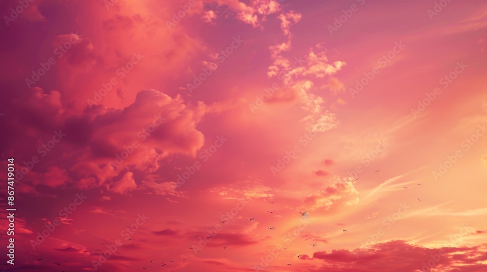 A group of birds soar through the clouds, offering a glimpse into their natural habitat A group of birds soar through the clouds, offering a glimpse into their natural habitat