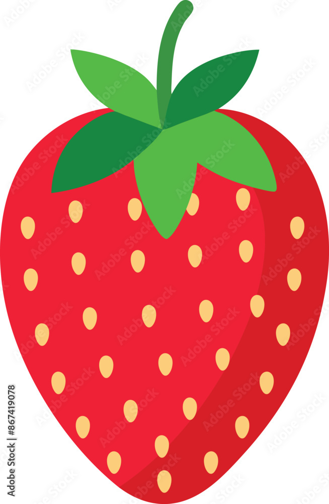 vector strawberry illustration, fresh strawberry vector vector strawberry illustration, fresh strawberry vector