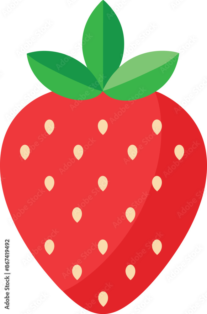 vector strawberry illustration, fresh strawberry vector vector strawberry illustration, fresh strawberry vector