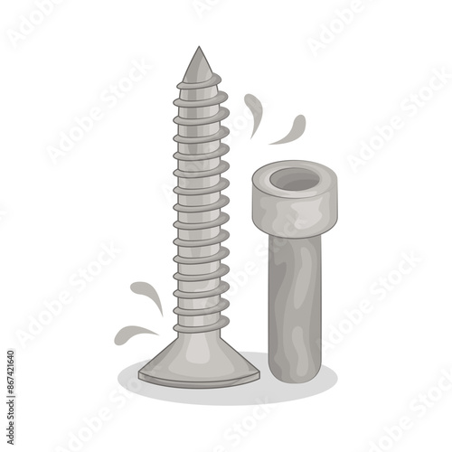 Illustration of screw 