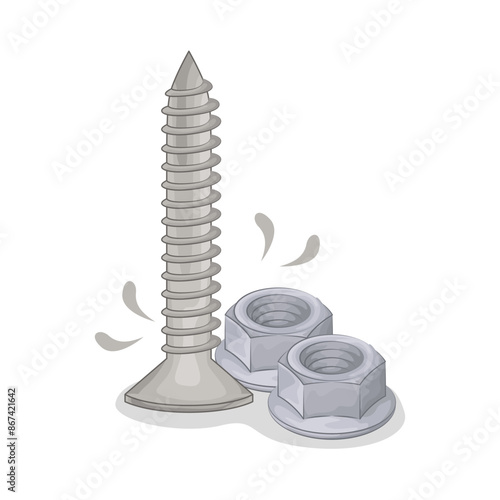 Illustration of screw 