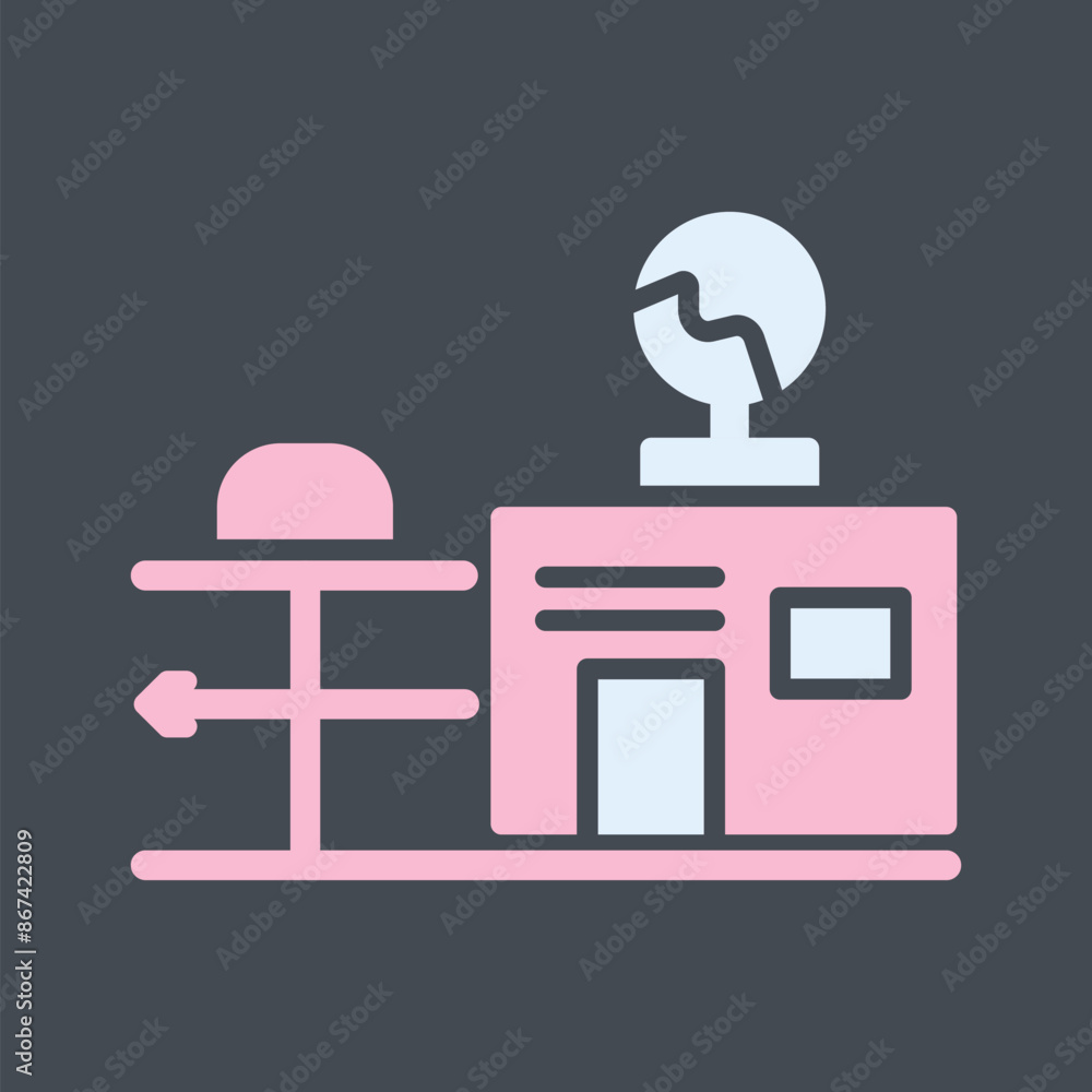 Weather Station Vector Icon Weather Station Vector Icon