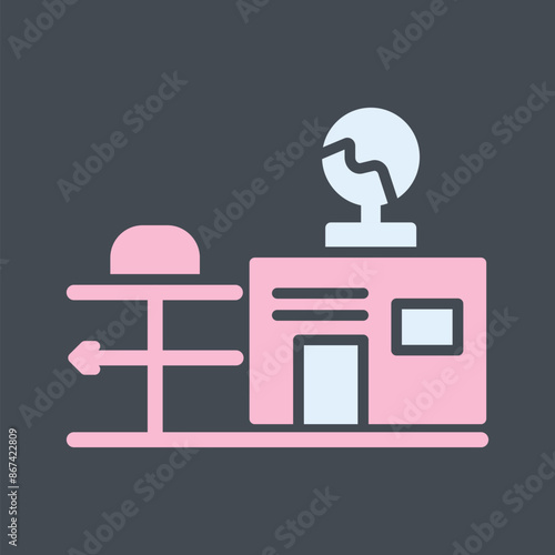 Weather Station Vector Icon