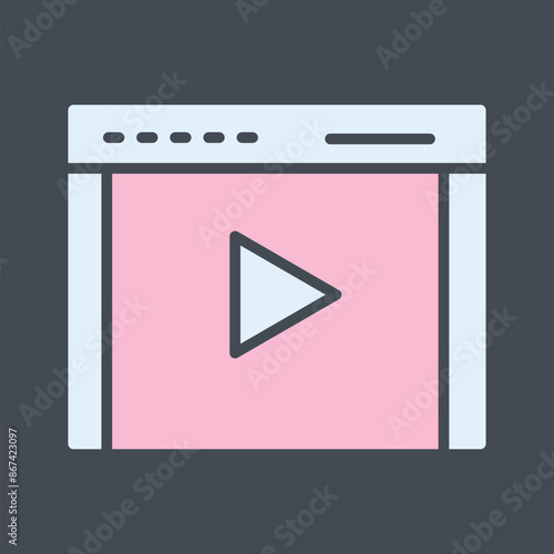 Multimedia Vector Icon