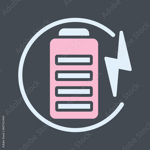 Charge Battery Vector Icon