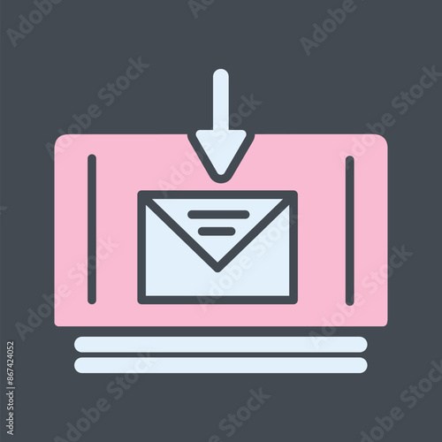 Mail Download Vector Icon