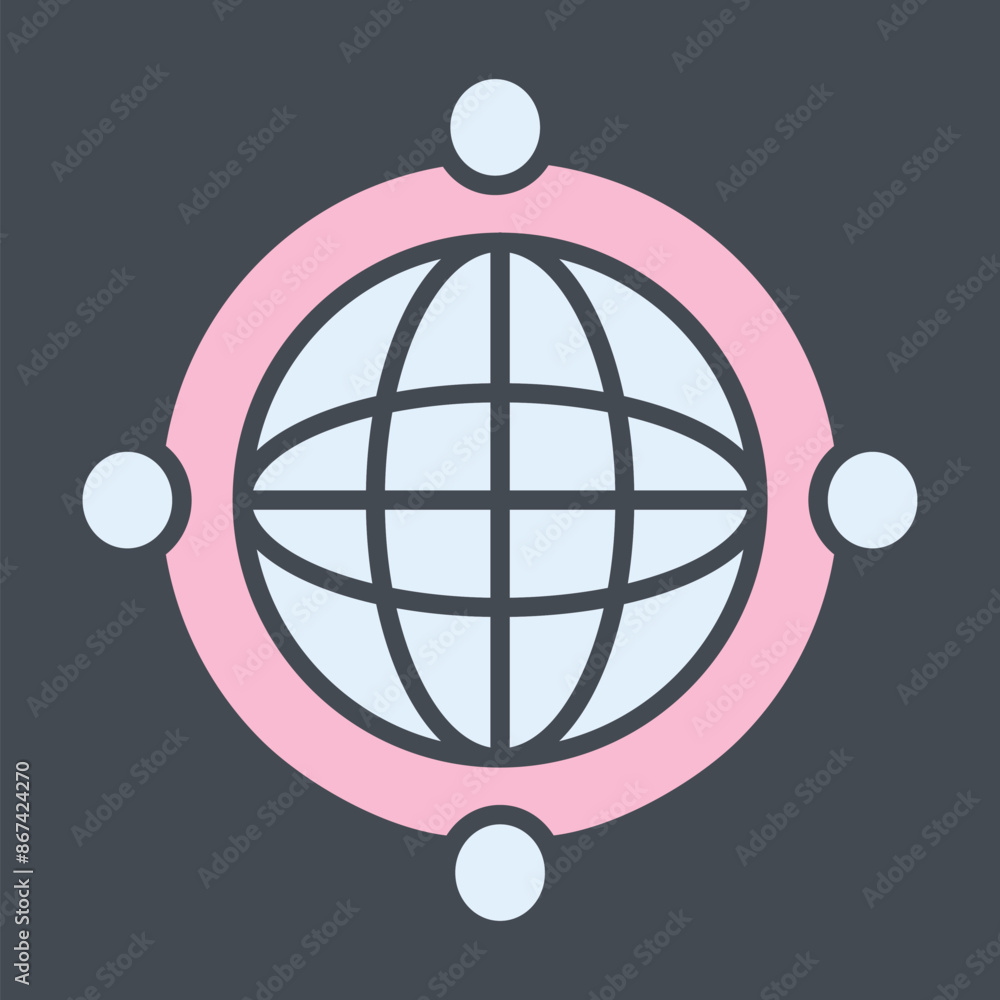 Worldwide Web Vector Icon Worldwide Web Vector Icon