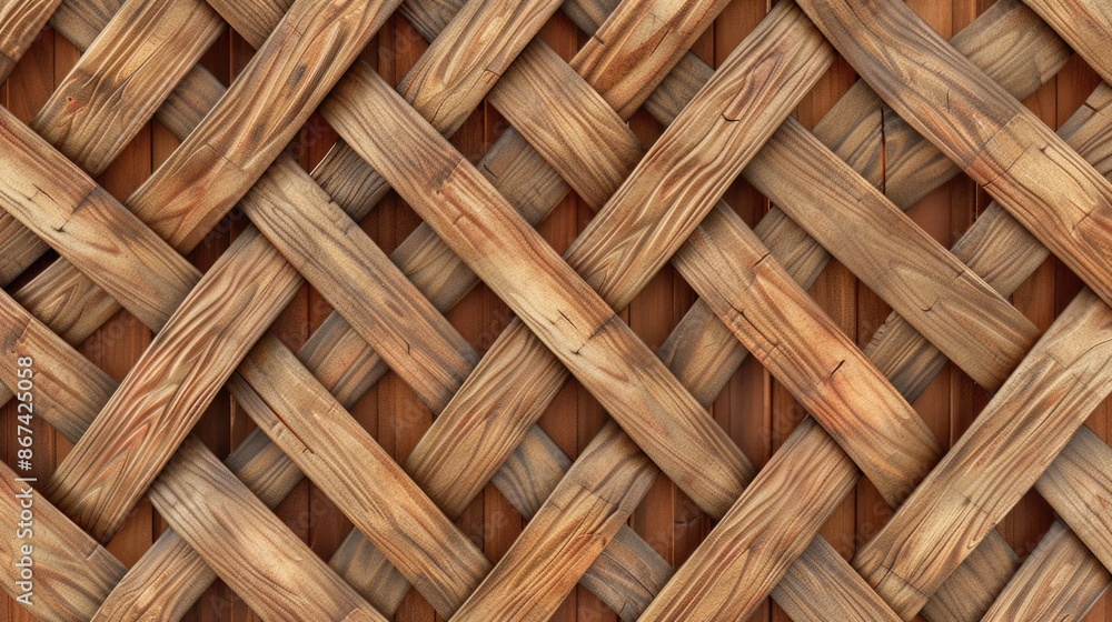 A close-up view of a wooden fence with a unique pattern, suitable for use in various designs and themes A close-up view of a wooden fence with a unique pattern, suitable for use in various designs and themes