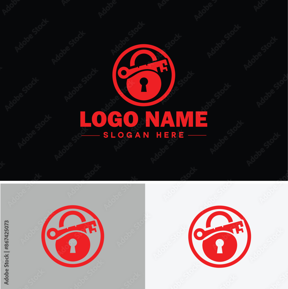 lock and key icon Padlock Bolt Deadbolt flat logo sign symbol editable vector lock and key icon Padlock Bolt Deadbolt flat logo sign symbol editable vector