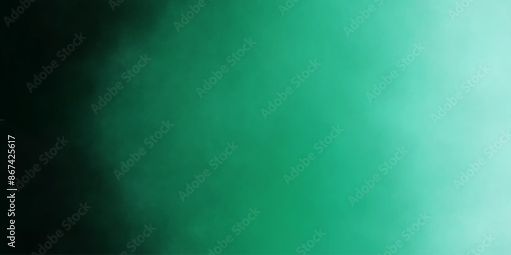 Fototapeta premium Green abstract grunge isolated mist overlay paper texture grain smog cloud decorative vintage background.