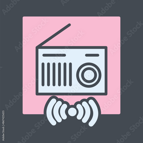 Radio Vector Icon