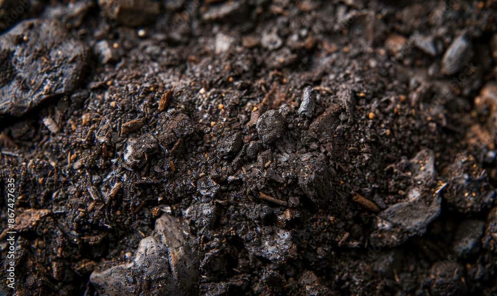 Close-up of Dirt and Rocks in a Soil Sample Close-up of Dirt and Rocks in a Soil Sample