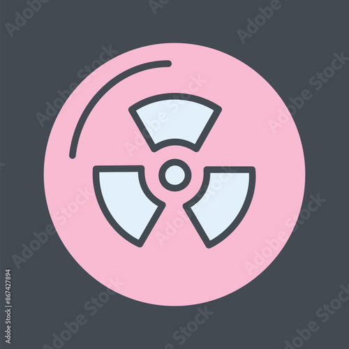 Radiation Vector Icon