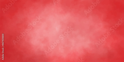 Red and white abstract grunge texture smoke cloud isolated smog, vapour, mist overlay paper texture decorative vintage background.