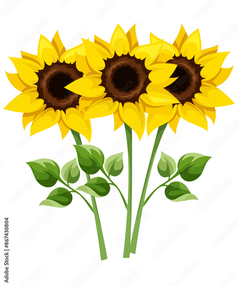 Obraz premium Sunflower Sunshine Tshirt Graphic