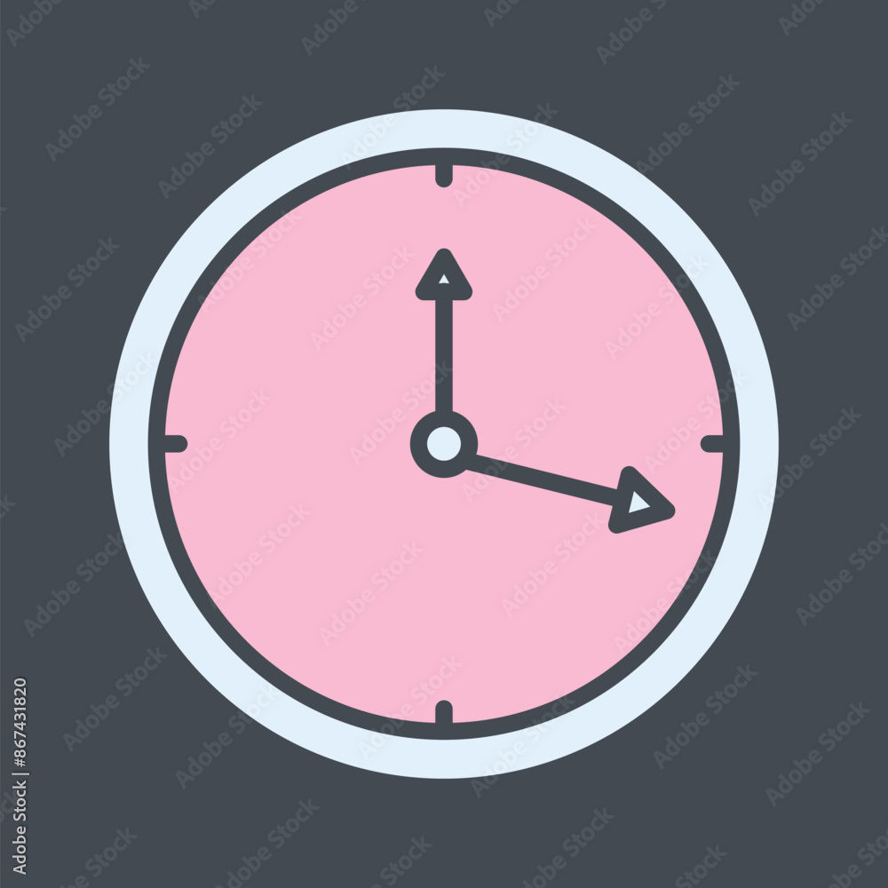 Clock Vector Icon