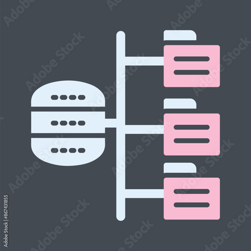 Data Structure Vector Icon