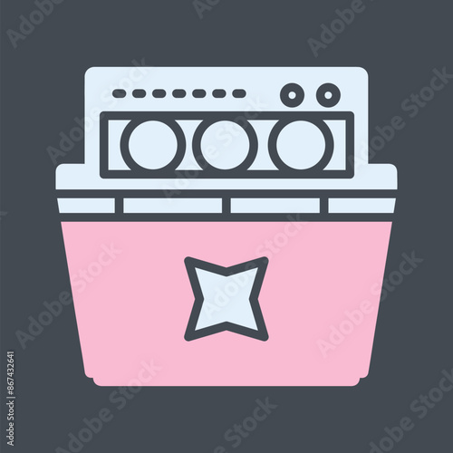 Dishwasher Vector Icon