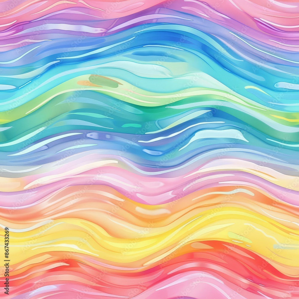 Fototapeta premium The gradient shifts from bold to soft, creating a sense of movement and energy