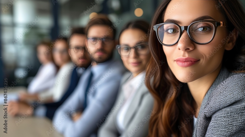 Fototapeta premium Office Diversity: Team-Building Among Business Leaders