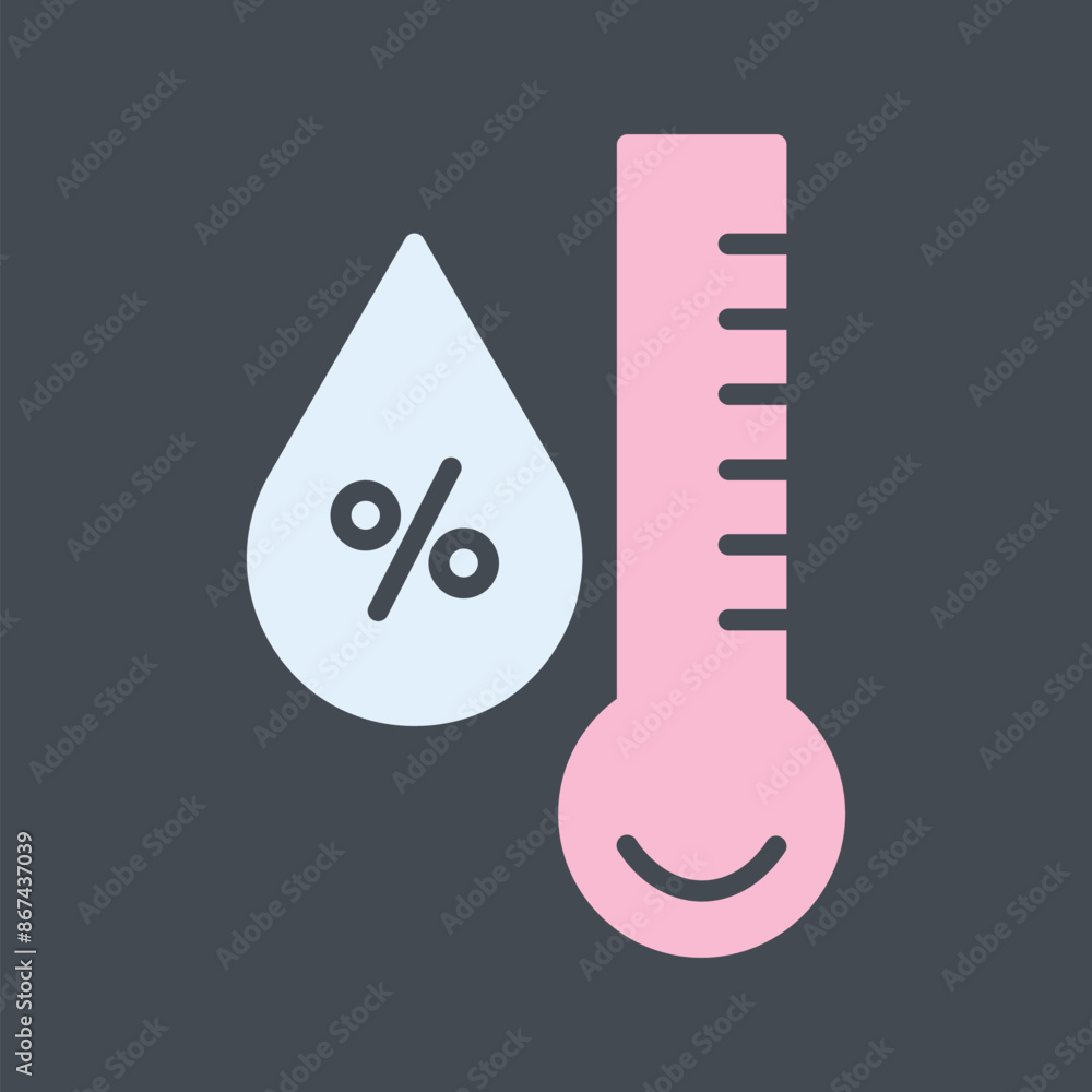 Humidity Vector Icon Humidity Vector Icon