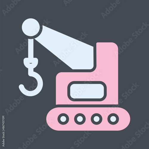 Lifter Crane Vector Icon