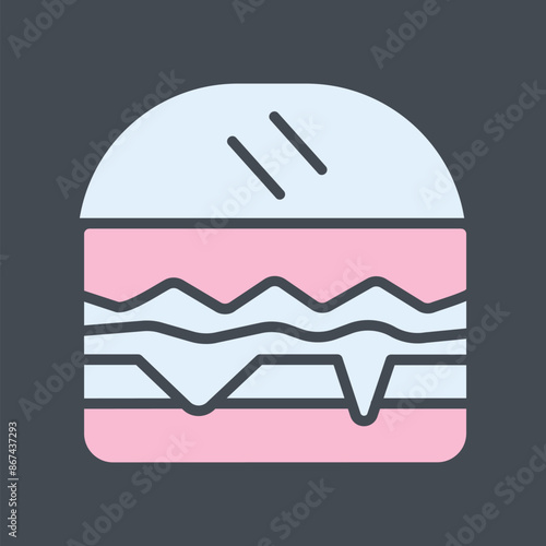 Hamburger Vector Icon