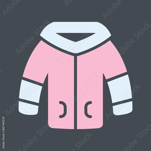 Winter Jacket Vector Icon