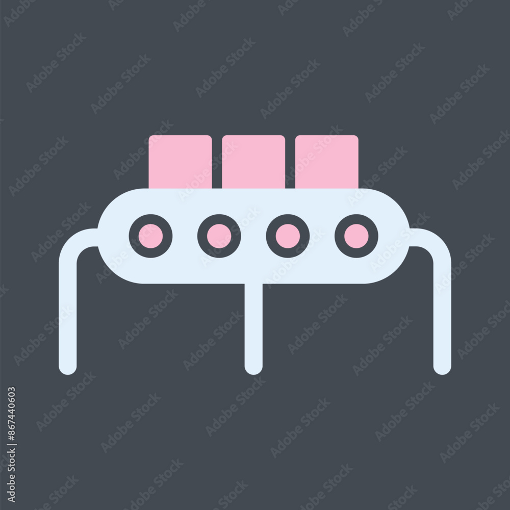 Conveyor Vector Icon Conveyor Vector Icon