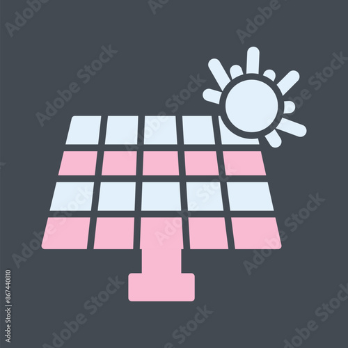 Solar Panel Vector Icon