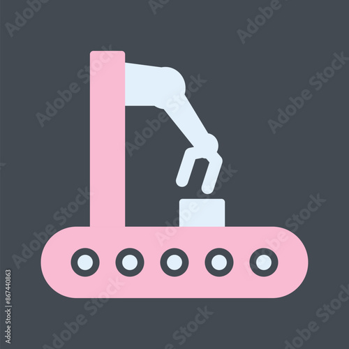 Conveyor Vector Icon