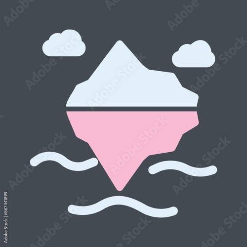 Iceberg Vector Icon