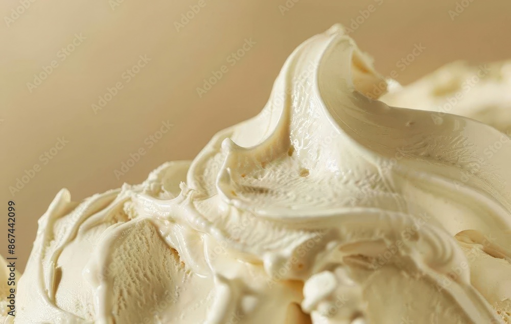 Creamy Vanilla Ice Cream Scoop Creamy Vanilla Ice Cream Scoop