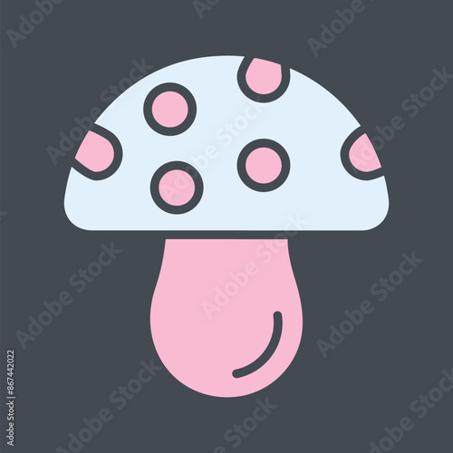 Mushroom Vector Icon