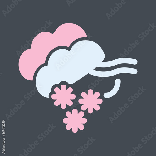 Blizzard Vector Icon