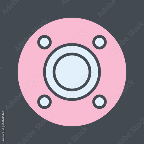 Flange Vector Icon
