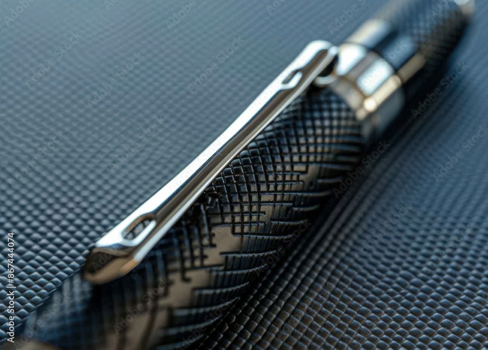 Sleek Pen and Pad with Textured Designs Sleek Pen and Pad with Textured Designs