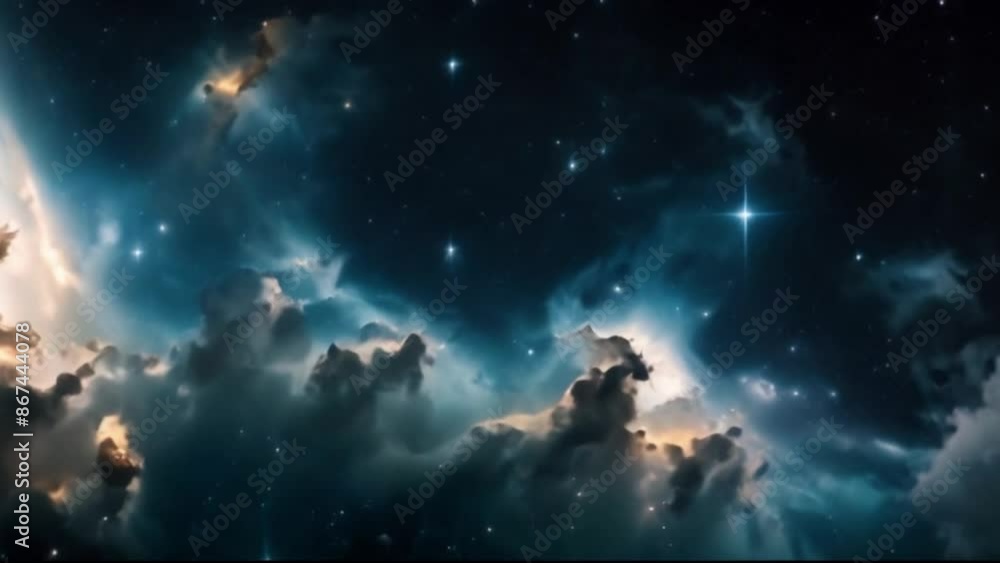 Galaxy in space star blue black background 4k video download Galaxy in space star blue black background 4k video download
