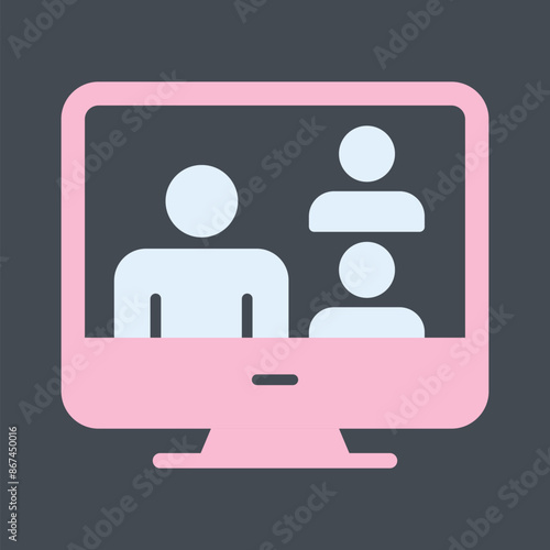 Videocall Vector Icon