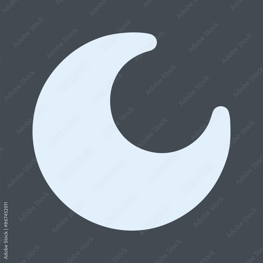 Moon Vector Icon Moon Vector Icon