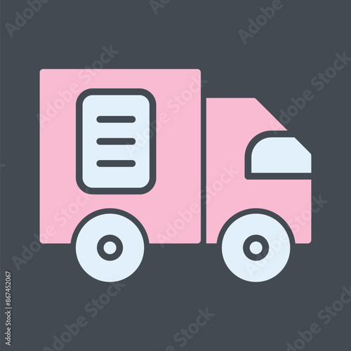 Delivery List Vector Icon
