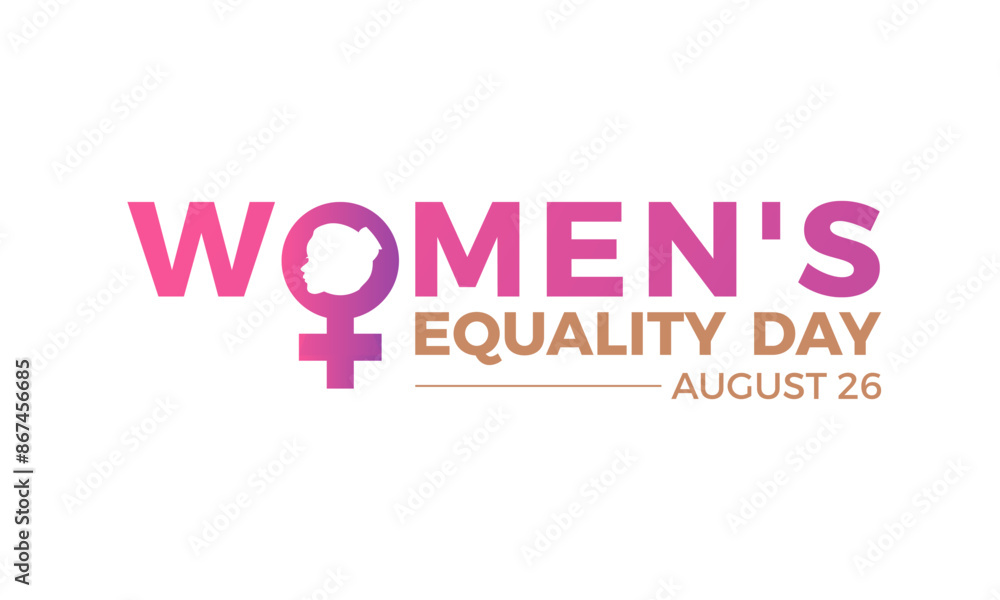 Women's Equality Day vector concept for banner, poster, background template design. Women's Equality Day vector concept for banner, poster, background template design.