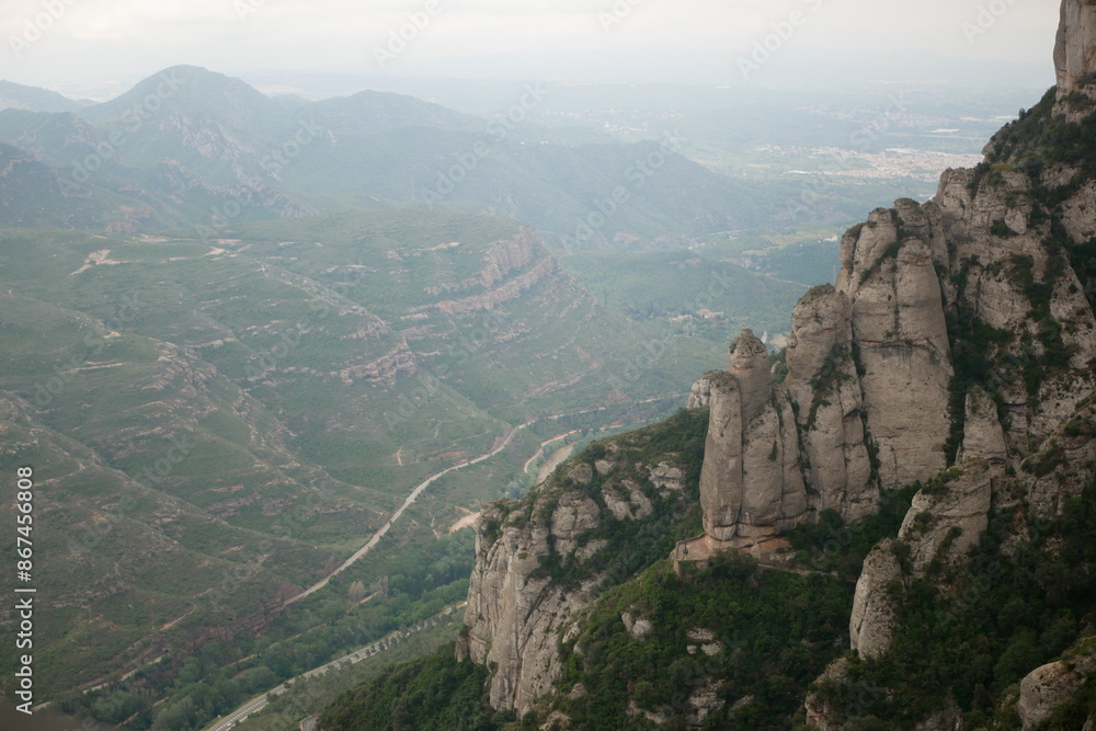 Fototapeta premium view from the top of mountain