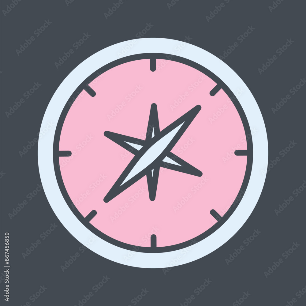 Compass II Vector Icon