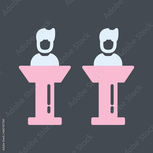 Debate Vector Icon