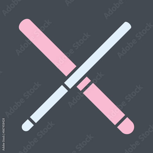 Pool Cue Vector Icon