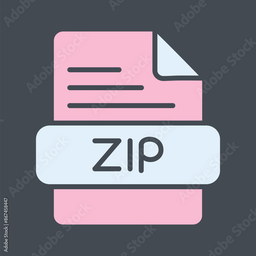 ZIP Vector Icon