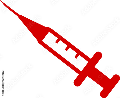 Injection shot jab Medical Vector Illustration