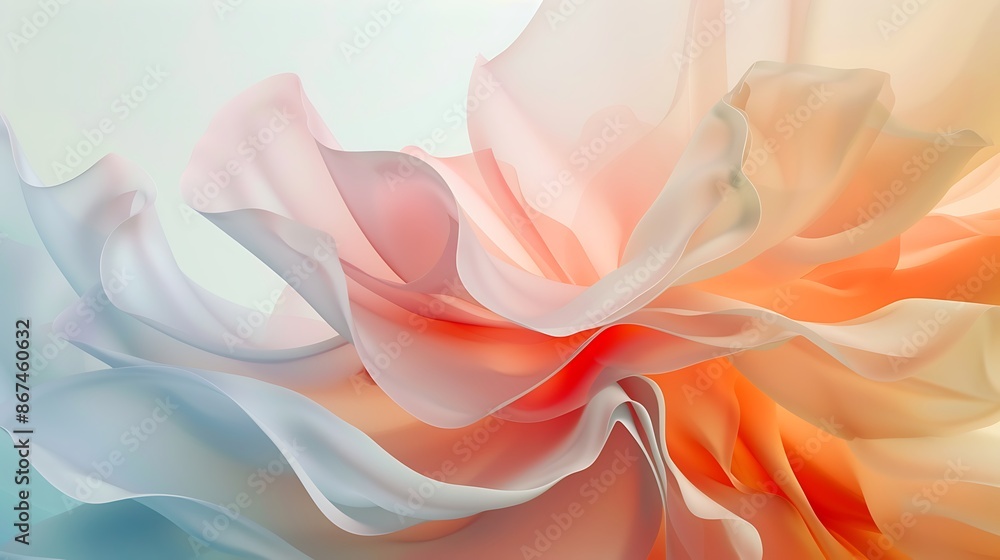 Fototapeta premium Ethereal Waves of Serenity