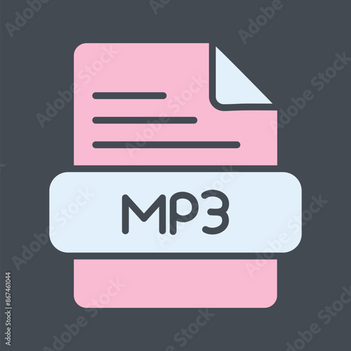 MP3 Vector Icon